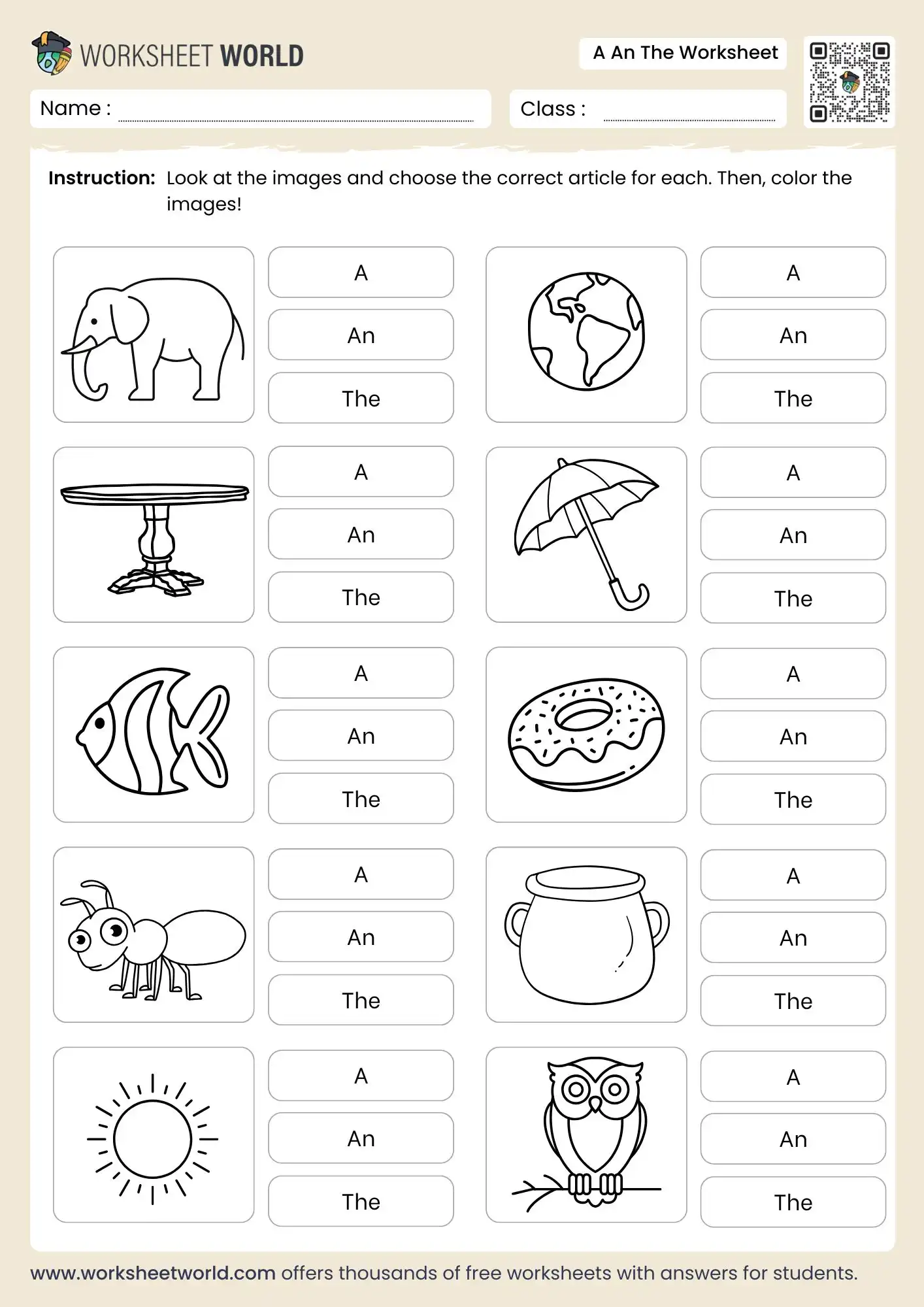 a-an-the-worksheets-with-answers a an the worksheets with answers for kids grammar practice pdf