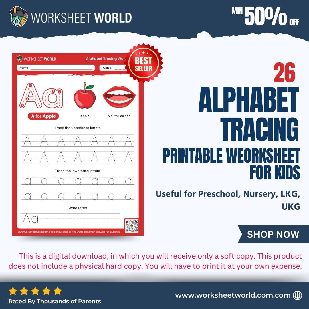 a to z alphabet tracing worksheets pdf bundle for nursery