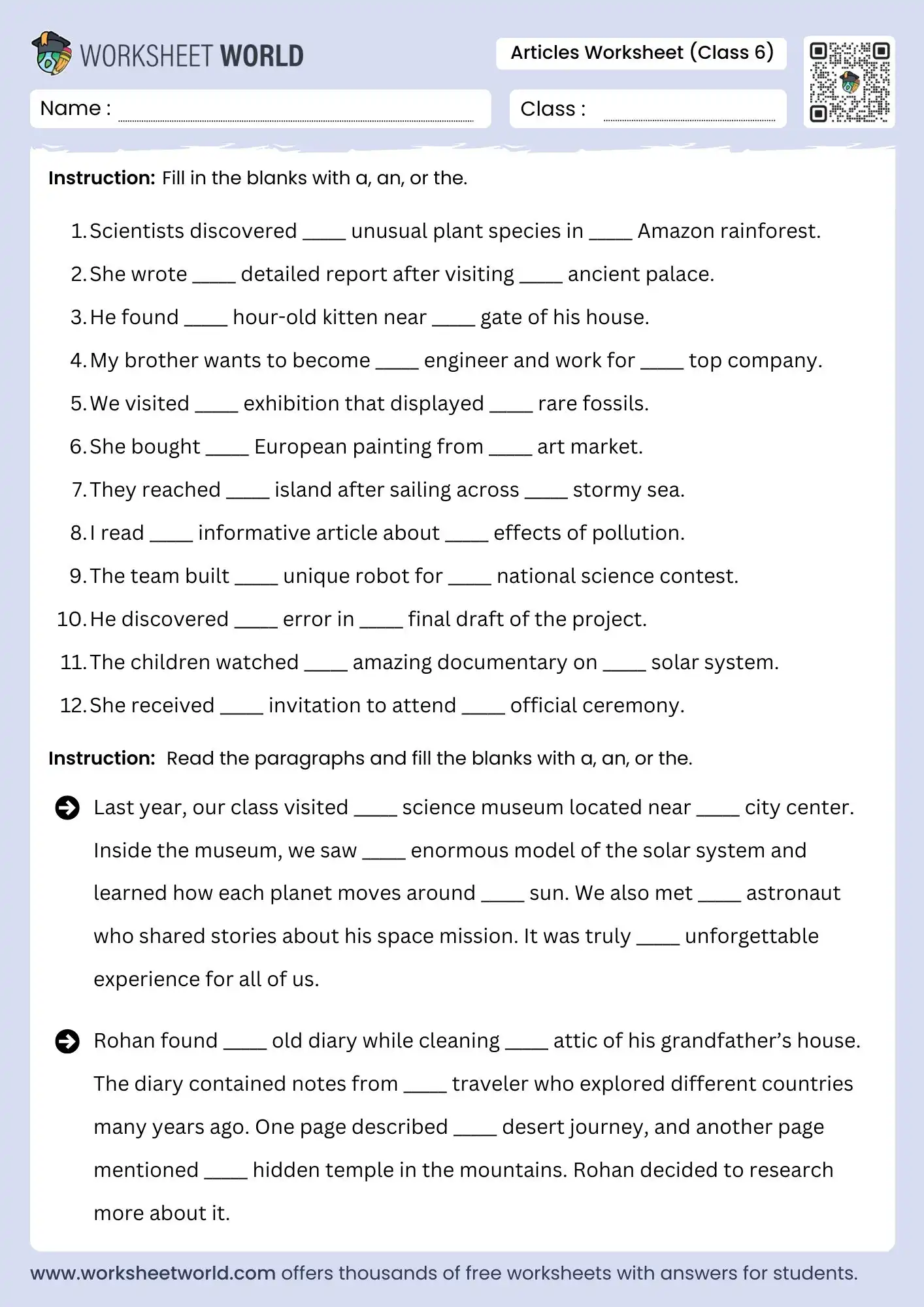articles-worksheet-for-class-6 articles worksheet for class 6 free pdf grammar practice