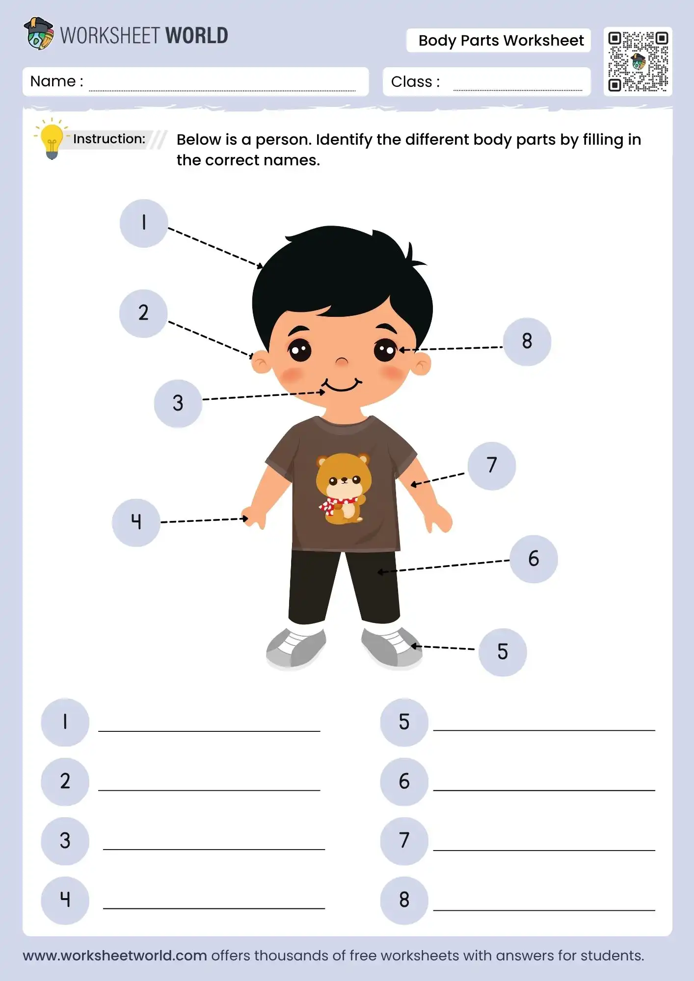 body-parts-for-kids-worksheet body parts for kids worksheet free printable pdf