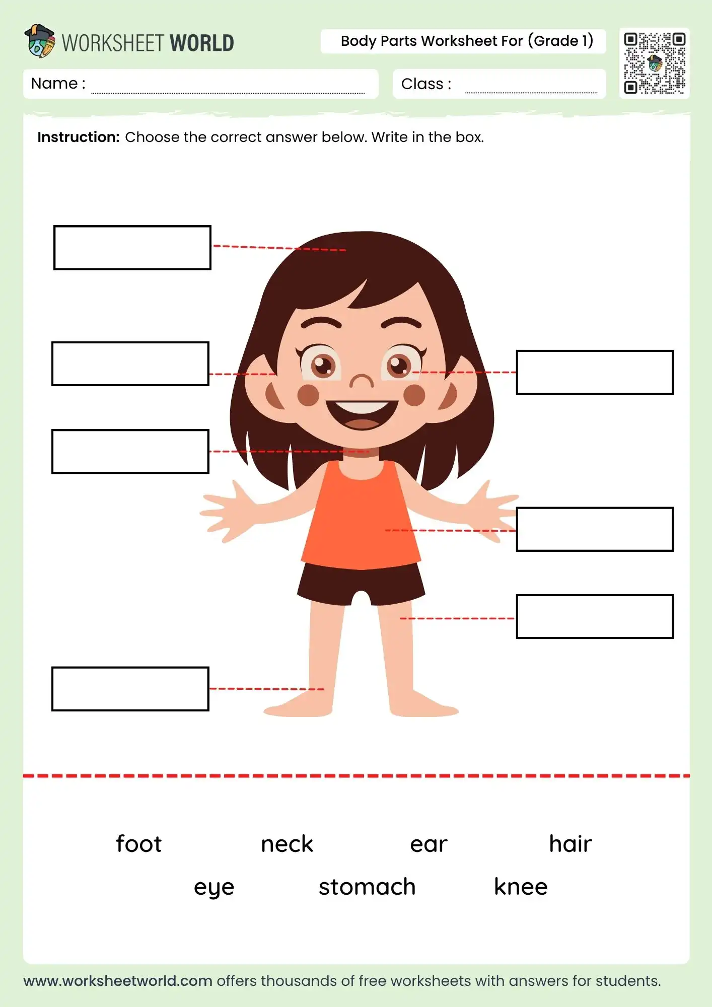 body-parts-worksheet-for-grade-1-pdf body parts worksheet for grade 1 pdf labelling activity for kids