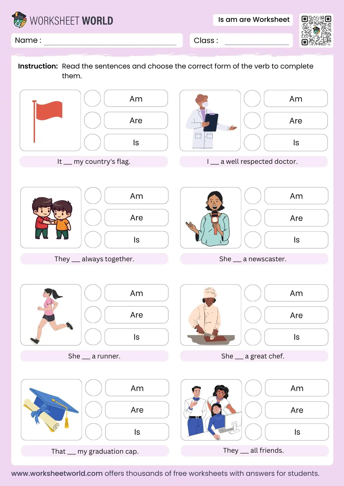 is-am-are-worksheet is am are worksheet for kids grade 1 2 3 grammar practice
