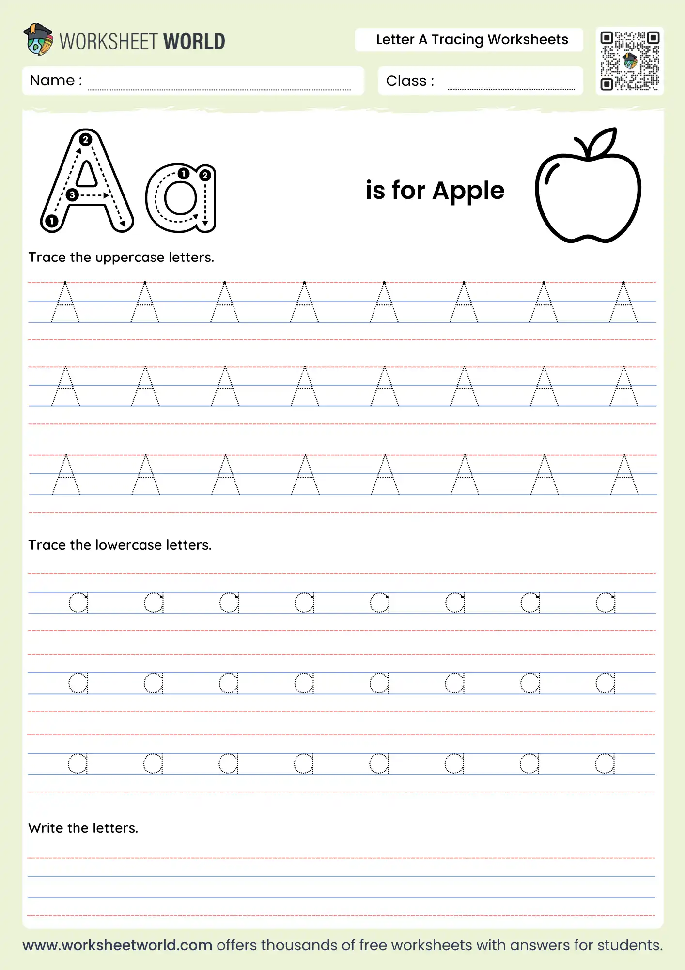 letter-a-tracing-worksheets-for-preschool-page-1 letter a tracing worksheets for preschool students free printable pdf