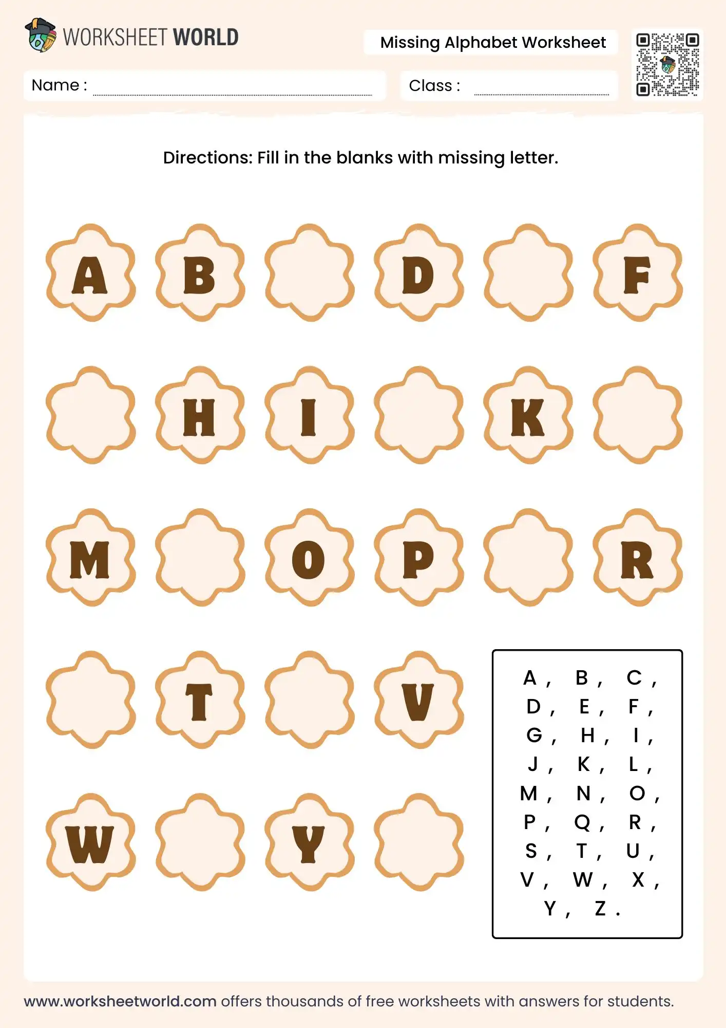 missing alphabet worksheet pdf for nursery lkg ukg with answers