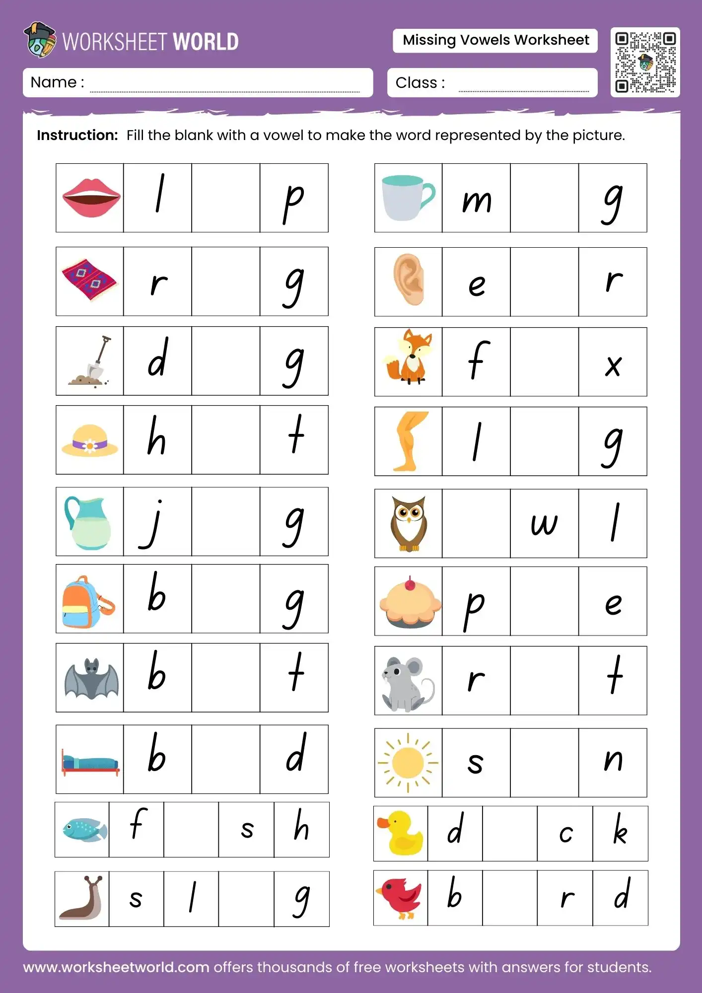 missing-vowels-worksheet missing vowels worksheet for kindergarten lkg ukg grade 1