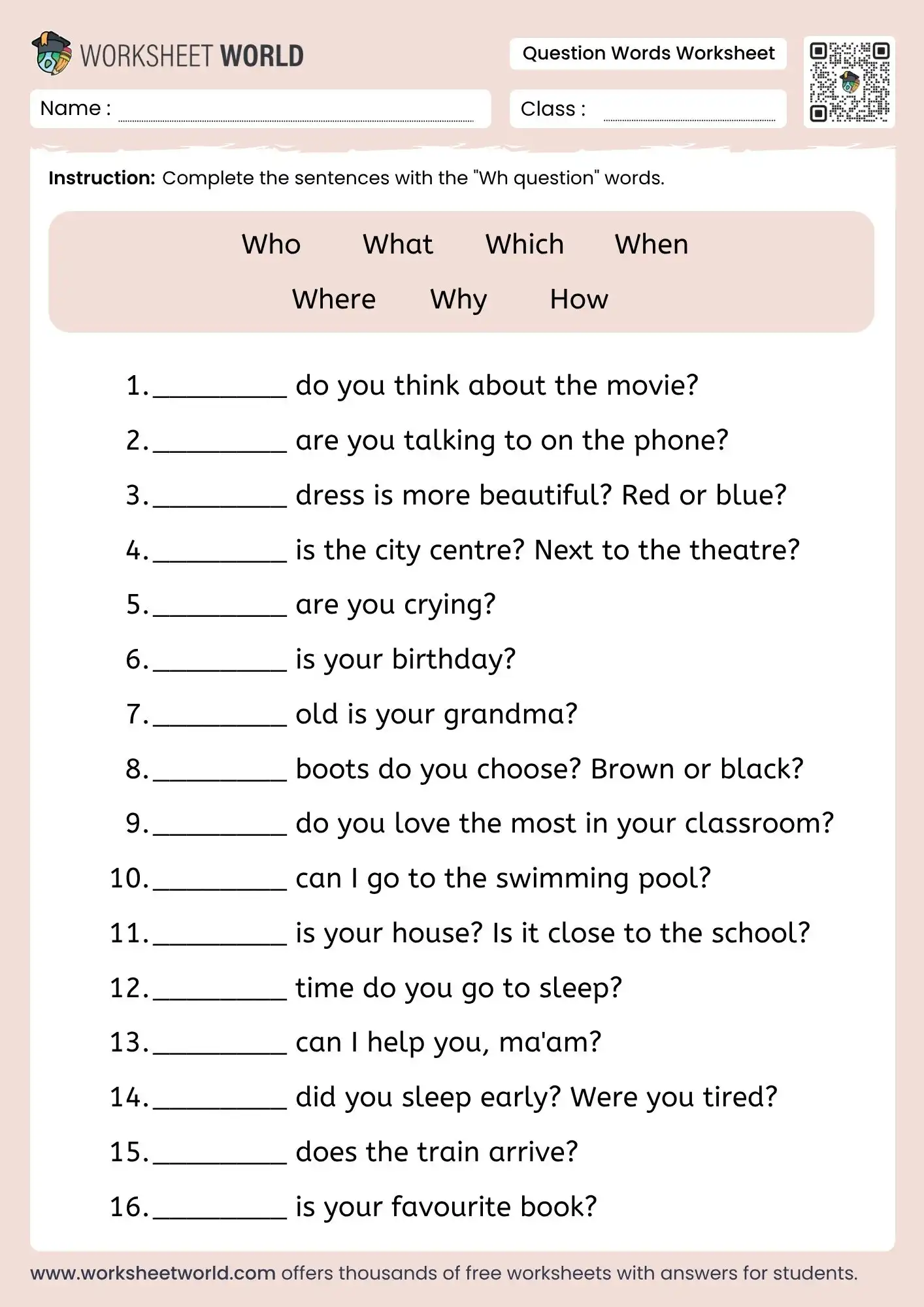 question-words-worksheet question words worksheet free pdf grade 1 2 3 practice