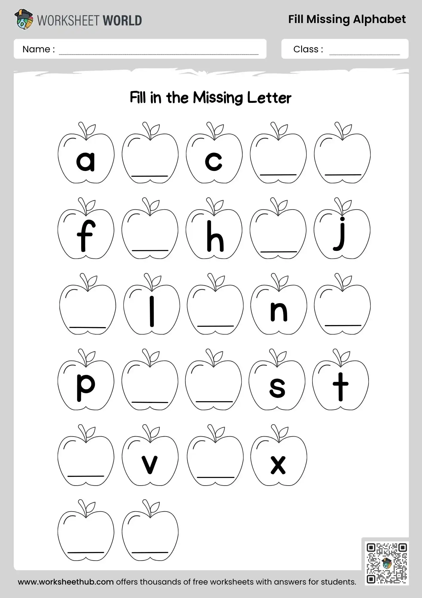 small-letter-missing-alphabet-worksheet small letter missing alphabet worksheet printable pdf