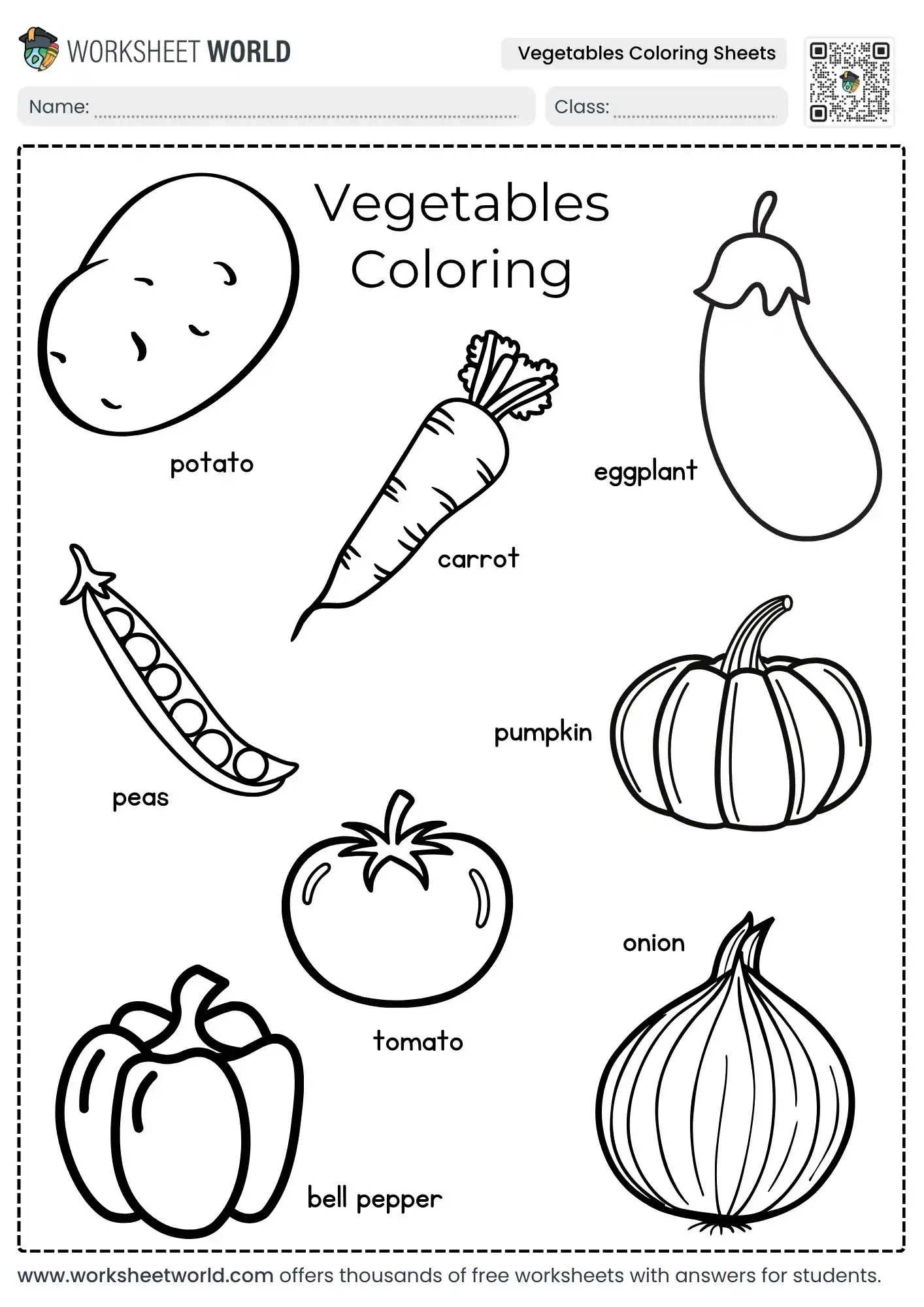 free printable vegetables coloring sheets containing labeled garden produce
